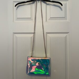 Clear Iridescent Crossbody Purse